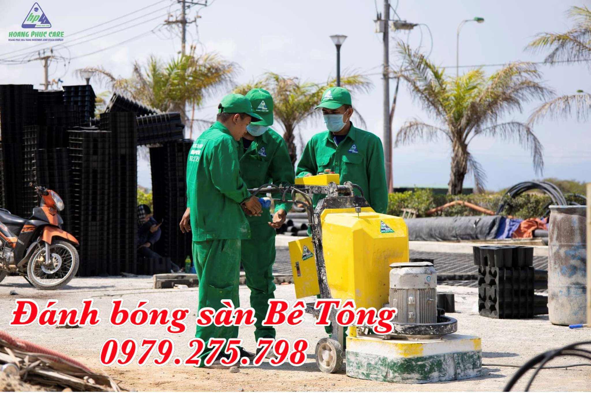 Dịch vụ đánh bóng sàn bê tông tại Cà Mau