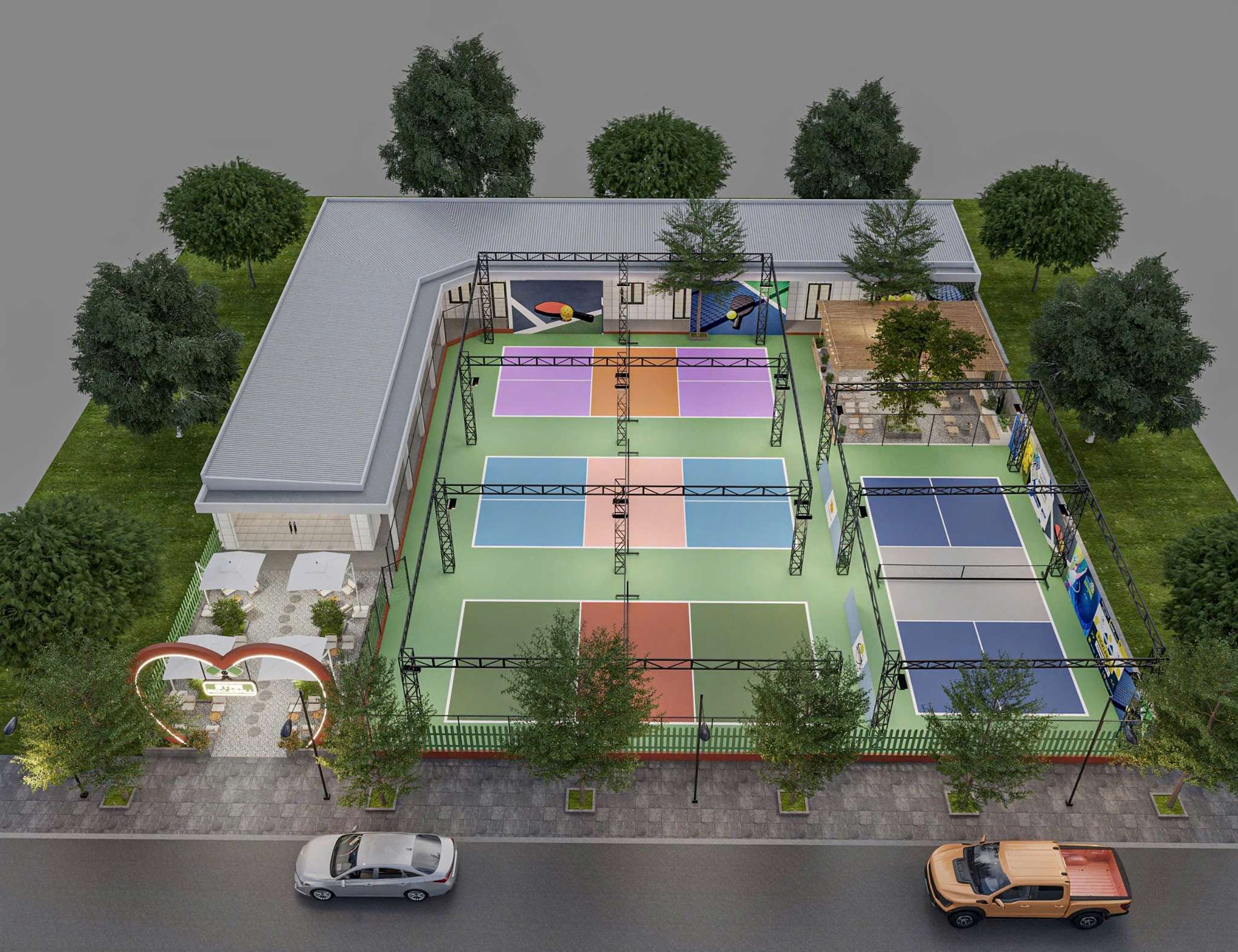 Thi Công Sân Pickleball Tại Lâm Đồng (TP. Đà Lạt) | Sơn & Sửa Sân Thể Thao